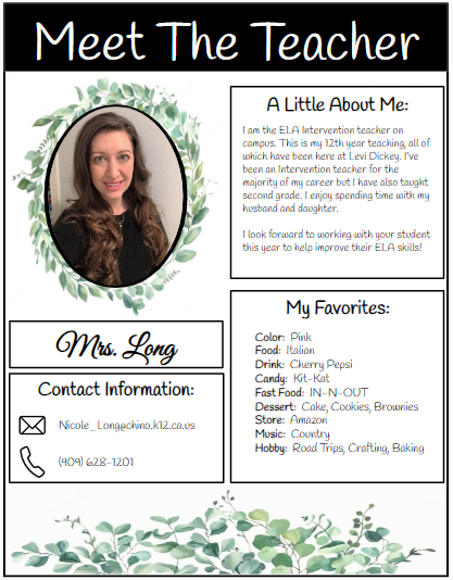 Mrs. Long